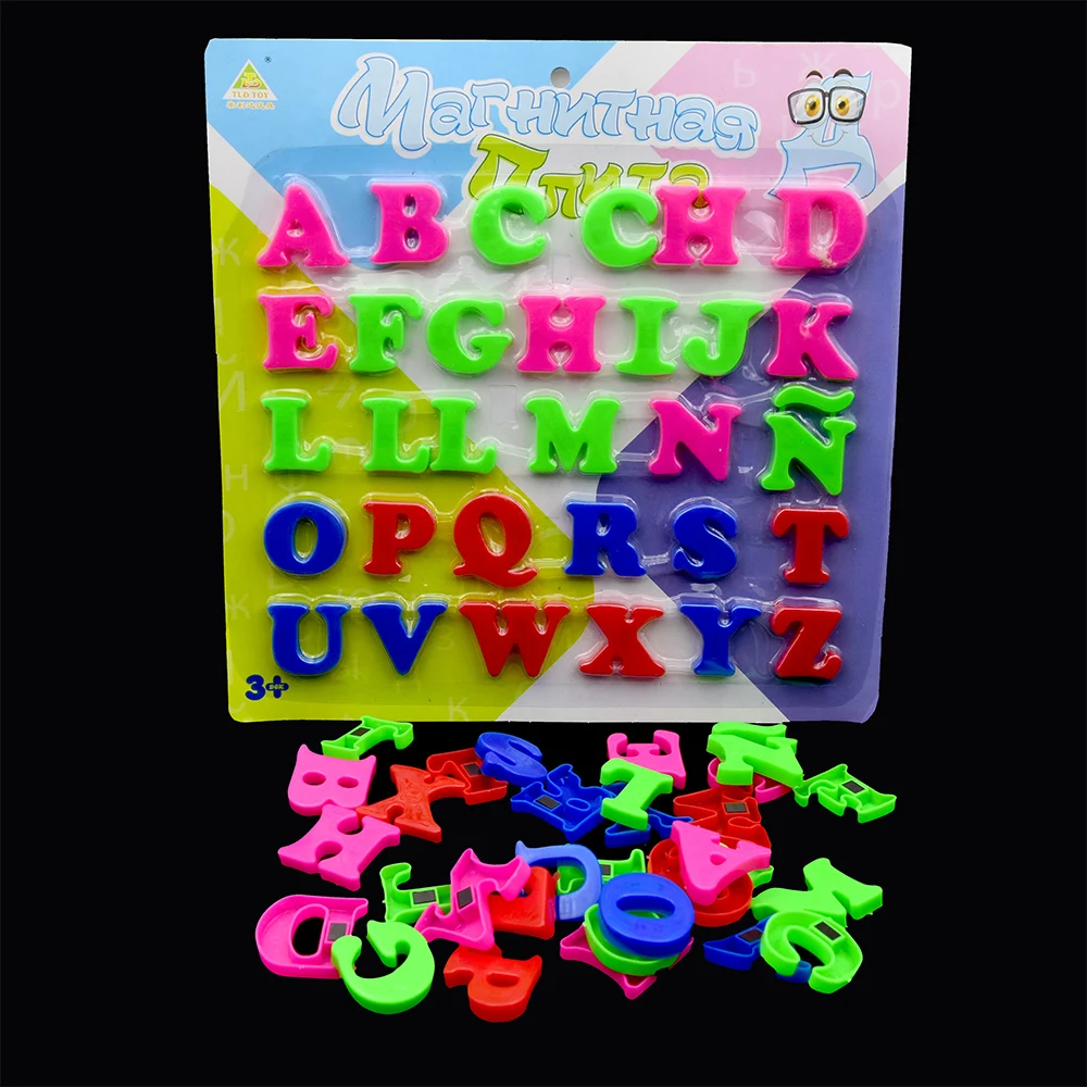 Magnetic Letter Board - Spanish Magnets Fridge Alphabet ABC Magnetic