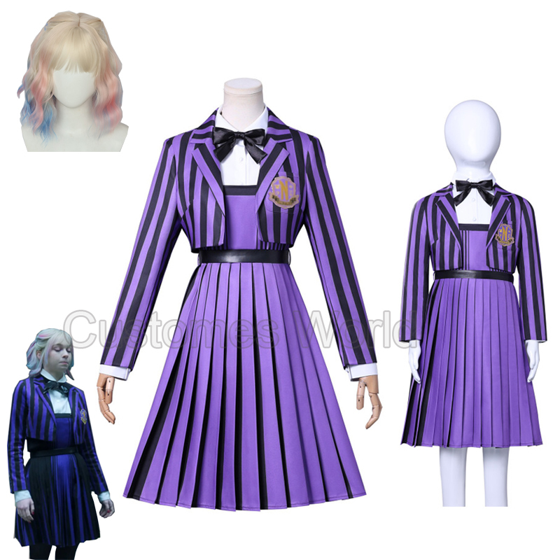 Kids Education School - Nevermore Academy Uniform Emma Myers Coplay