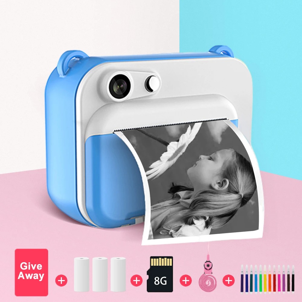 Kids Education Video - Children's Camera With Print Kids Instant