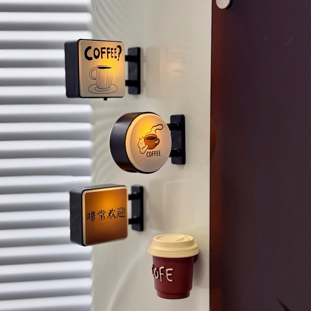 Magnetic Letter Board - Coffee Corner Light Sign Fridge Magnet