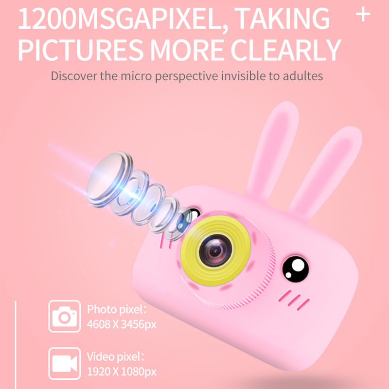 New Mini Cartoon Rabbit Camera - Kids Education Video 评论和价格