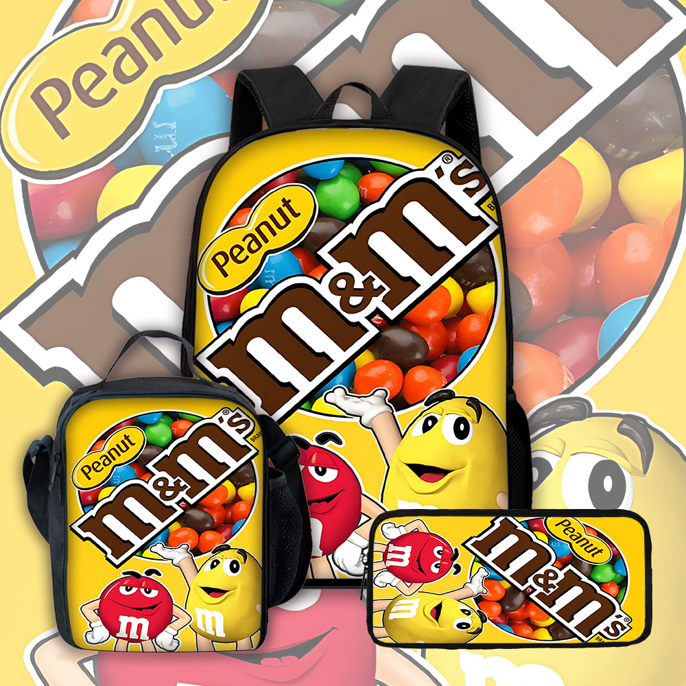 Cartoon Chocolate M-M&M's Logo - Kids Education School 评论和价格