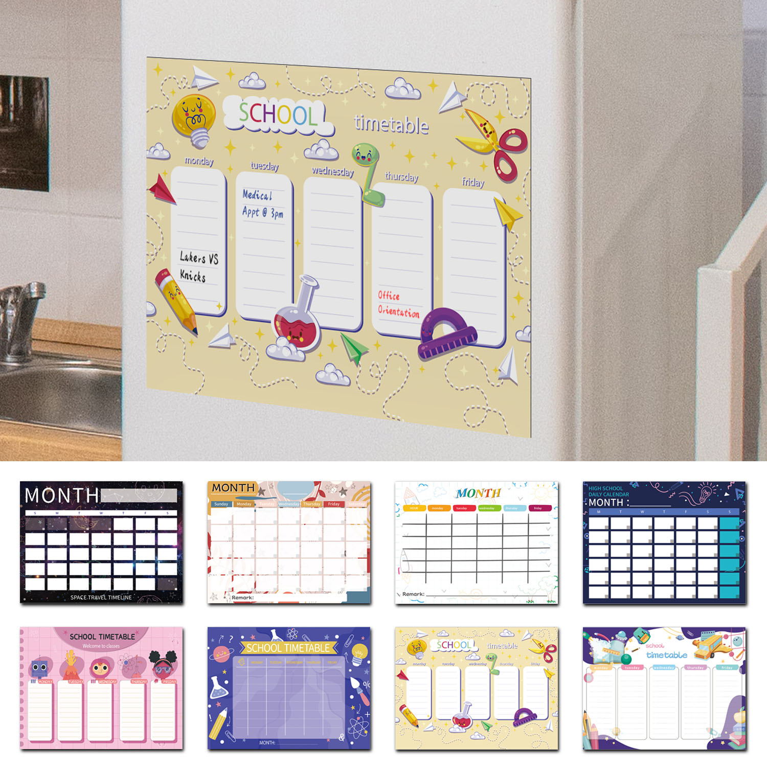 40x30cm Magnetic Erasable Frid - Magnetic Letter Board 评论和价格