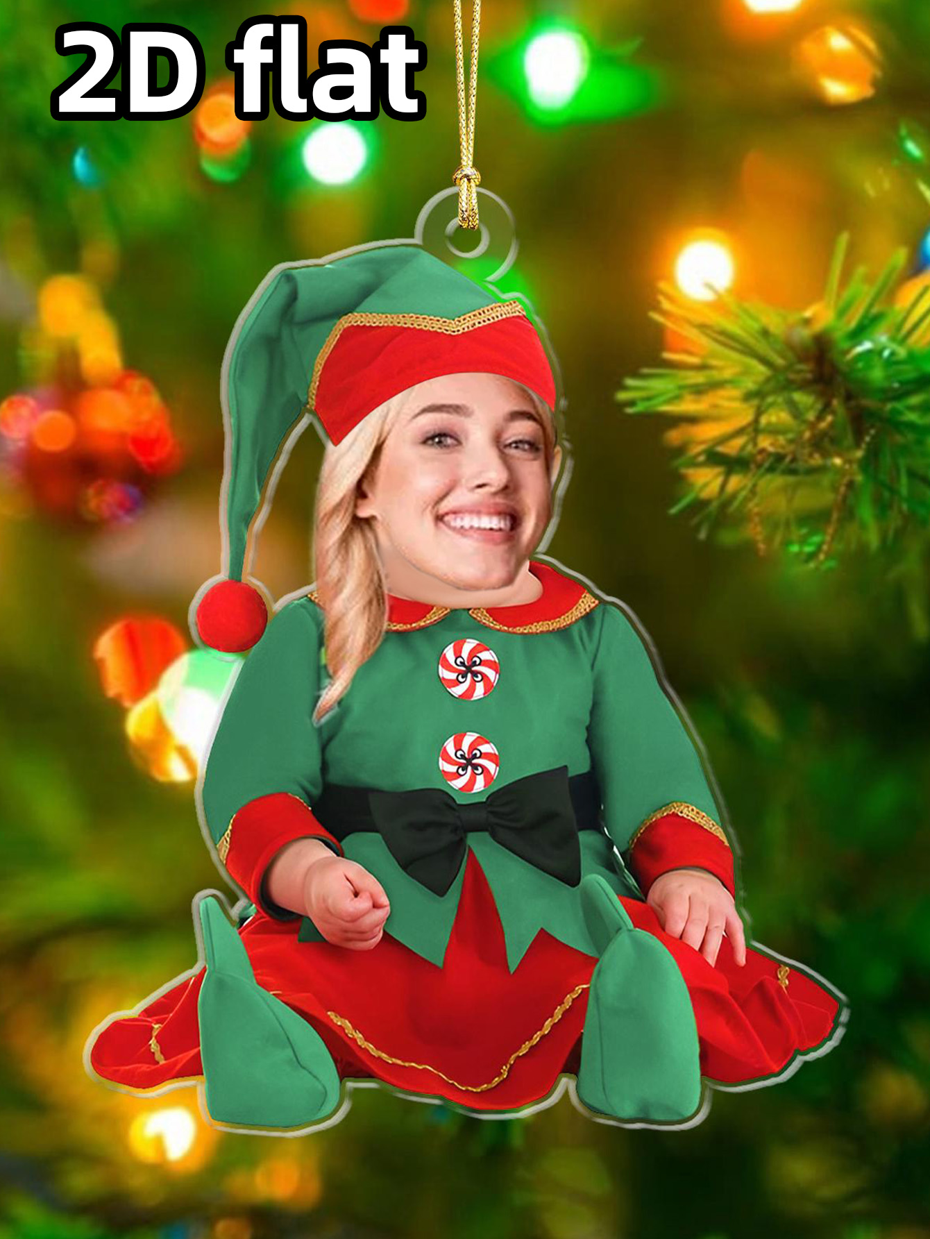 Custom Holiday Portrait Orname - Kids Education School 评论和价格