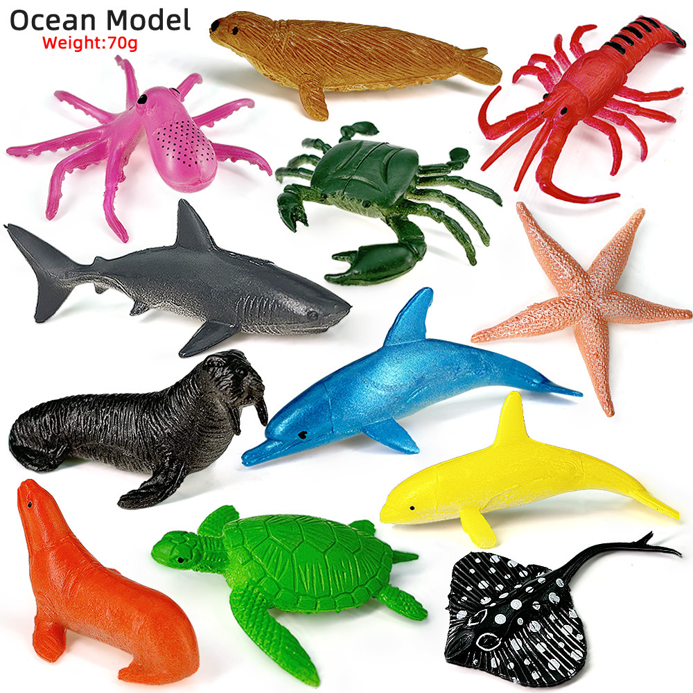 12pcs Ocean Sea Life Set Anima - Kids Education App 评论和价格