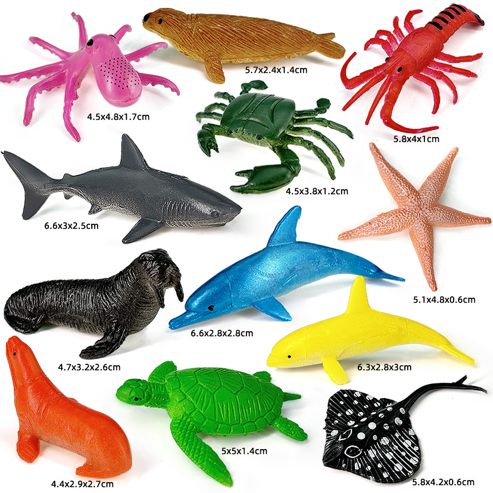 12pcs Ocean Sea Life Set Anima - Kids Education App 评论和价格