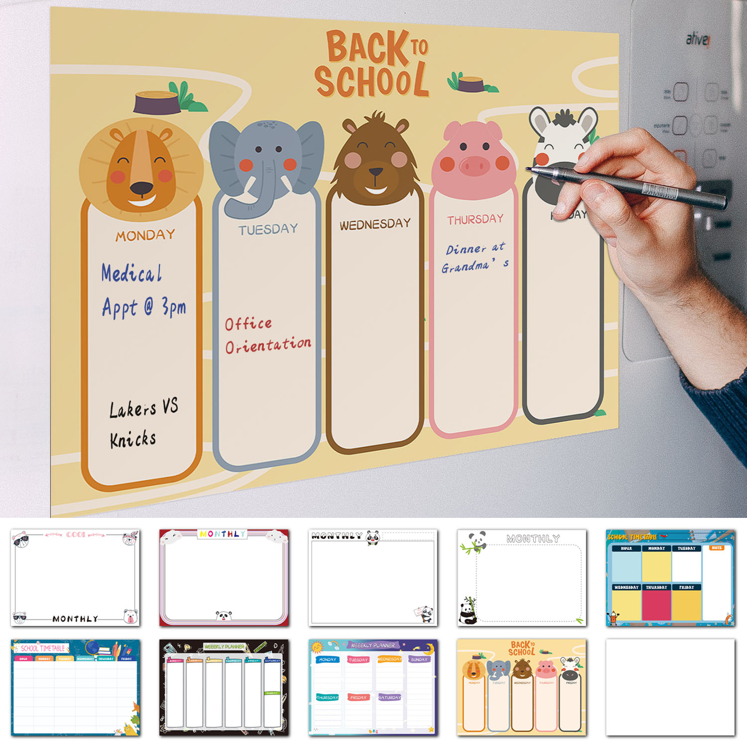 Household Reusable Magnetic Wh - Magnetic Letter Board 评论和价格