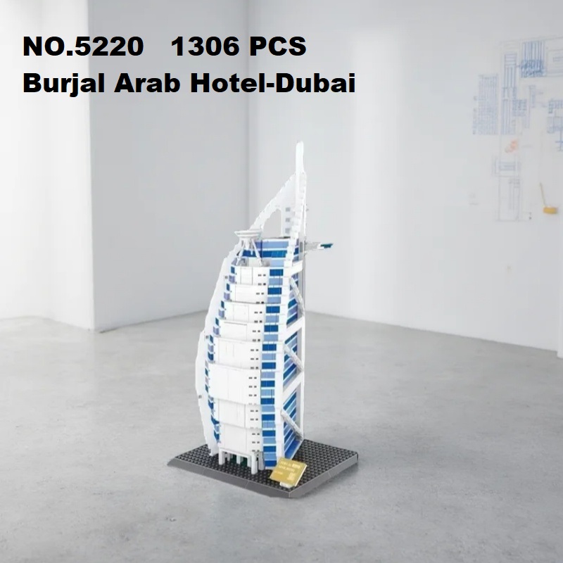 1306pcs Burjal Arab Hotel Duba - Kids Education In Dubai 评论和价格