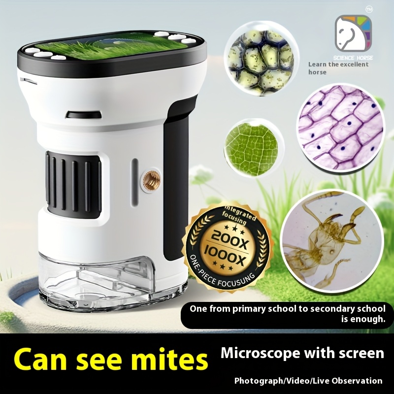 Kids Microscope Biological Kit - Kids Education Video 评论和价格