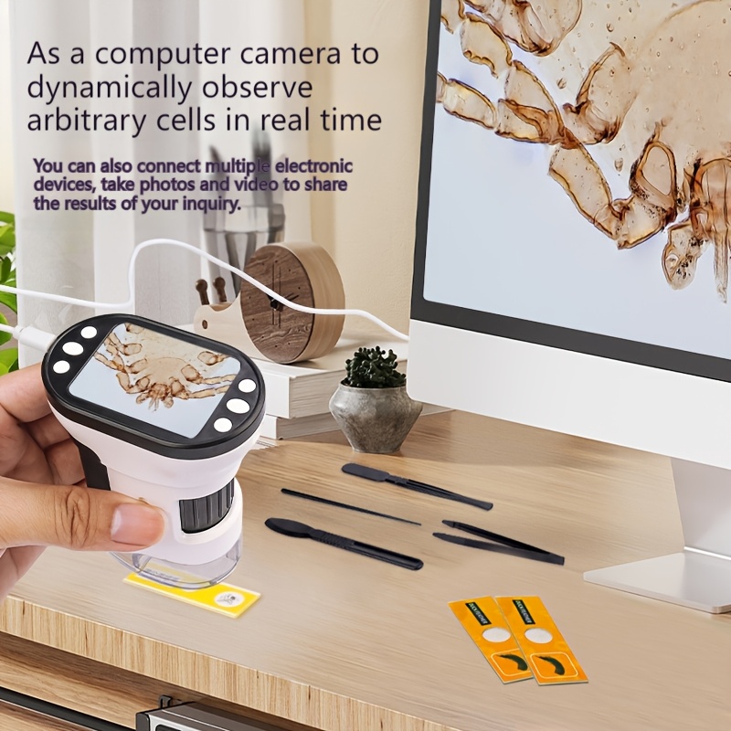 Kids Microscope Biological Kit - Kids Education Video 评论和价格