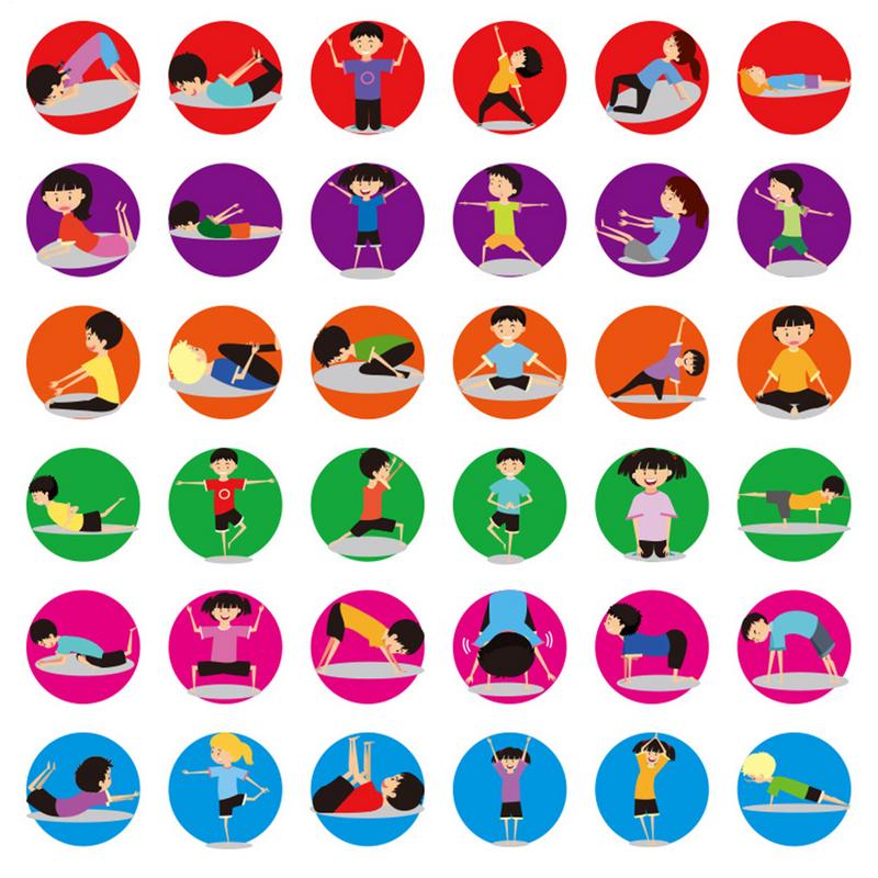 Exercise Dice For Kids Fun Kid - Kids Yoga Education 评论和价格