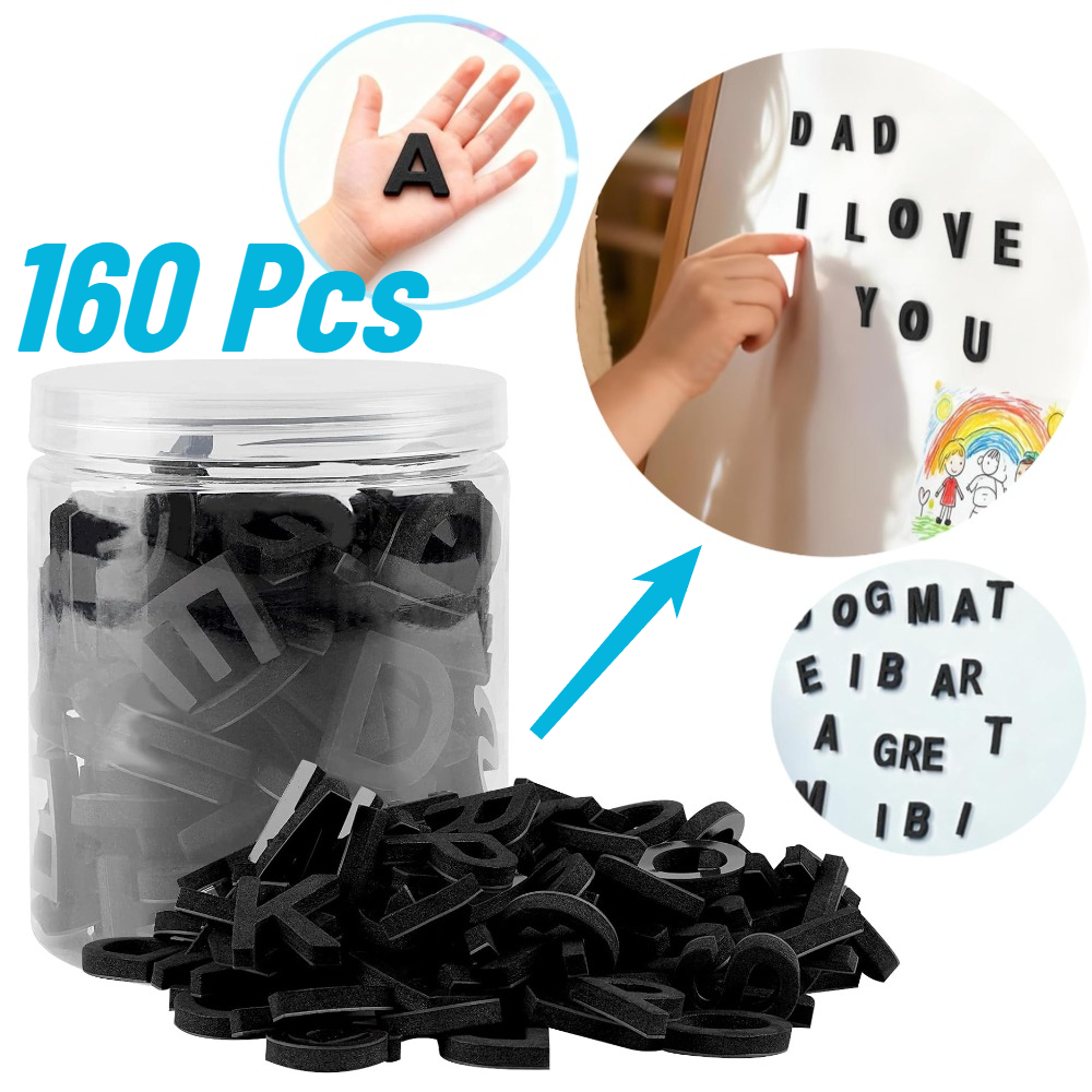 160pcs Decorative Magnetic EVA - Magnetic Letter Board 评论和价格