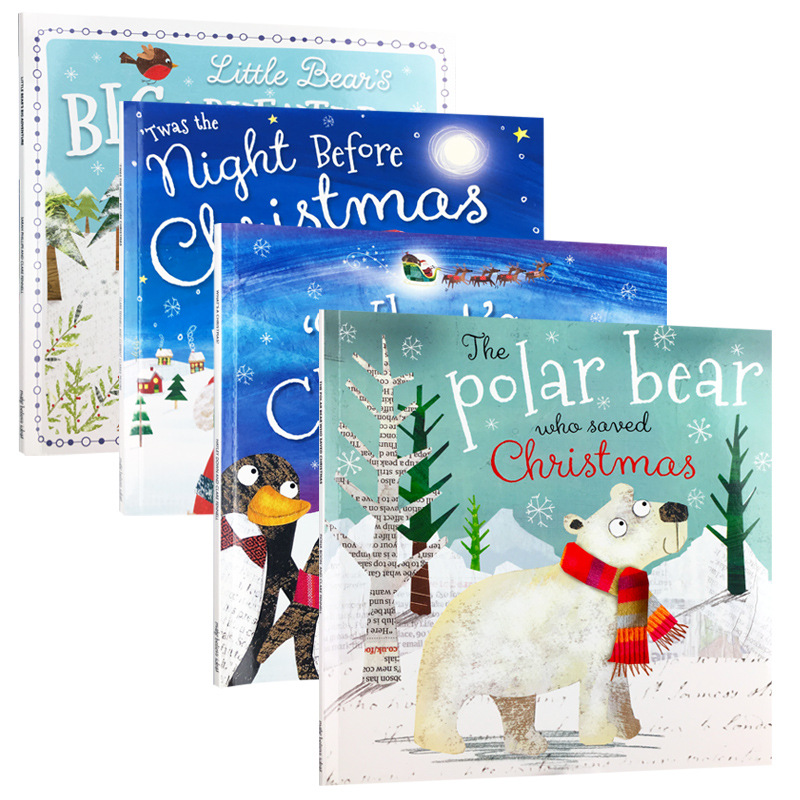 4 Books My Christmas English b - Kids Education Story 评论和价格