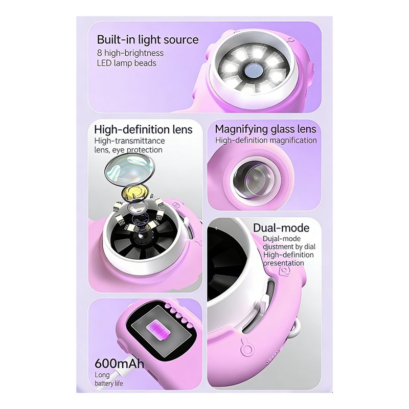 FBIL-2 In 1 Microscope For Kid - Kids Education Video 评论和价格
