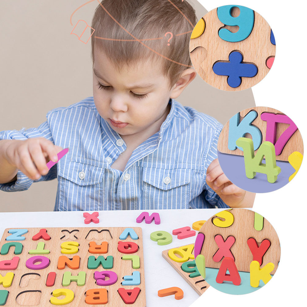 2Sets Colorful Wooden Alphabet - Abc Kids Early Education 评论和价格