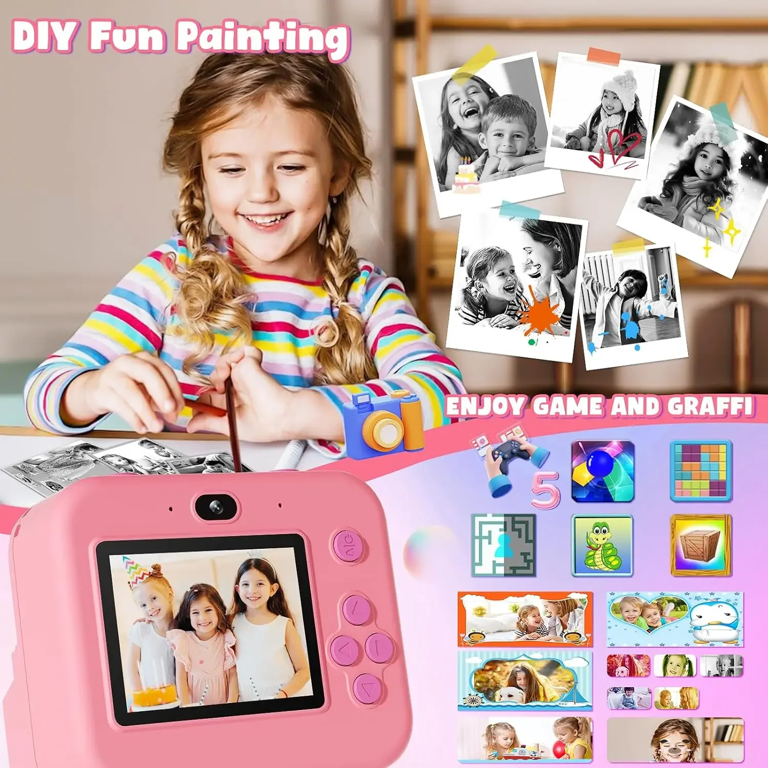 Digital Children Camera, Insta - Kids Education Video 评论和价格