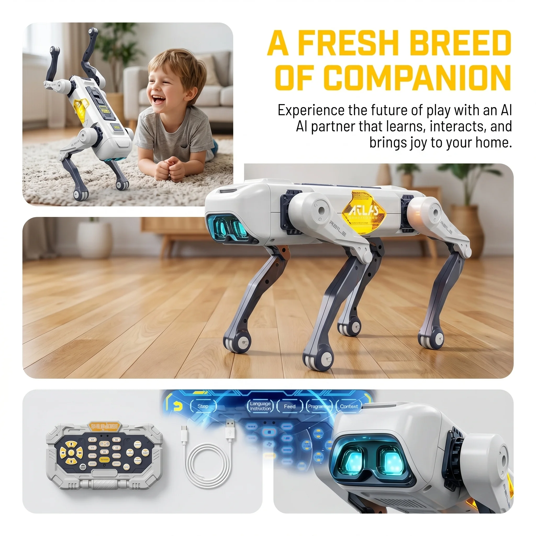 AI Smart Robot Dog, Voice & AP - Kids Education App 评论和价格