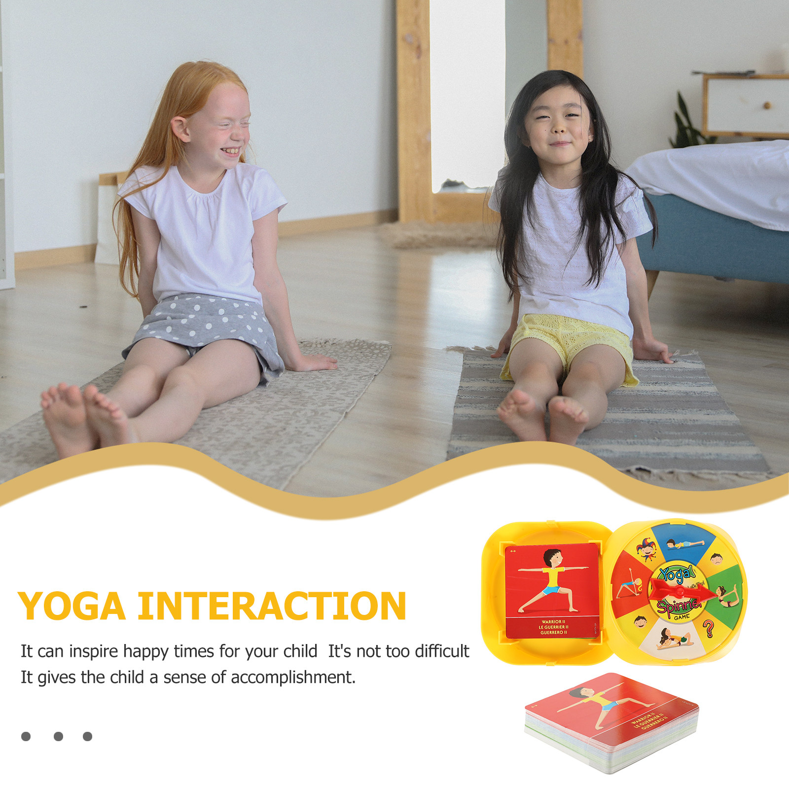 1Set Yoga Interactive Game Lon - Kids Yoga Education 评论和价格