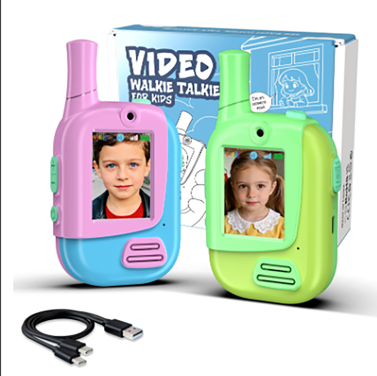 2 Pack Rechargeable Kids Video - Kids Education Video 评论和价格