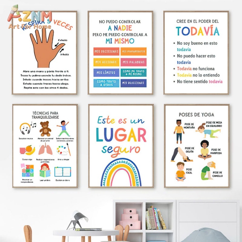AZNM Spanish Kids Mental Healt - Kids Yoga Education 评论和价格
