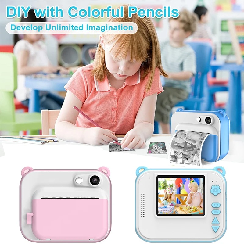 Children's Camera With Print K - Kids Education Video 评论和价格